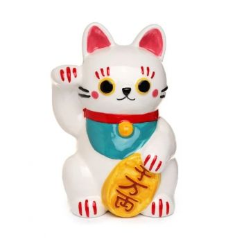 קופת חיסכון קרמיקה Maneki Neko חתול מזל