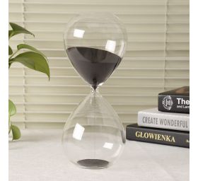 שעון חול איכותי מזכוכית 30 דקות